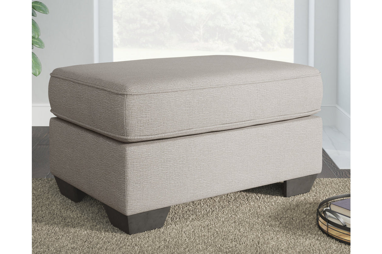 Greaves Stone Ottoman from Ashley - Luna Furniture