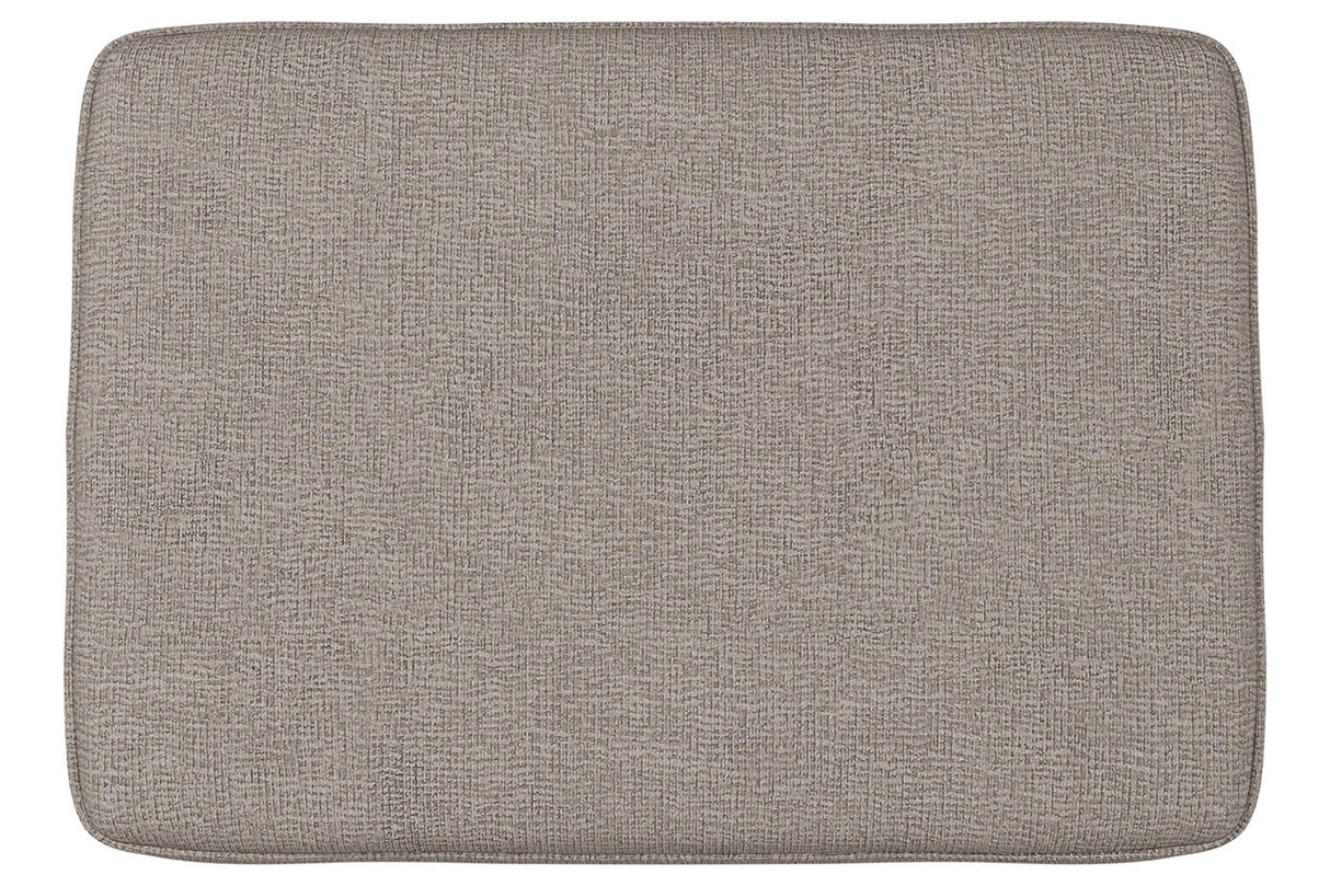 Greaves Stone Ottoman from Ashley - Luna Furniture