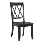Janina Black Side Chair, Set of 2