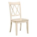 Janina White Side Chair, Set of 2