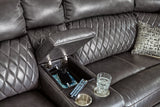 Samperstone Gray 6-Piece Power Reclining Sectional from Ashley - Luna Furniture