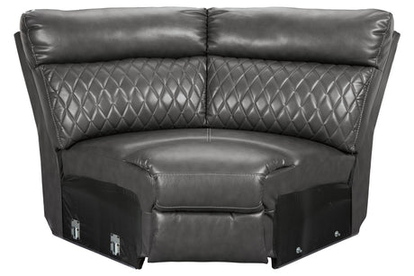 Samperstone Gray Wedge from Ashley - Luna Furniture