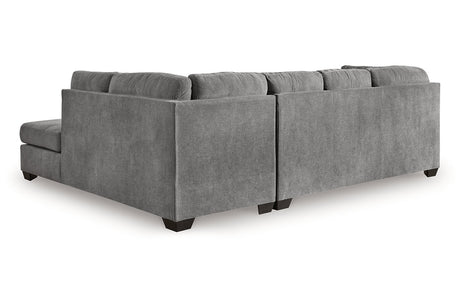Marleton Gray 2-Piece RAF Chaise Sleeper Sectional from Ashley - Luna Furniture