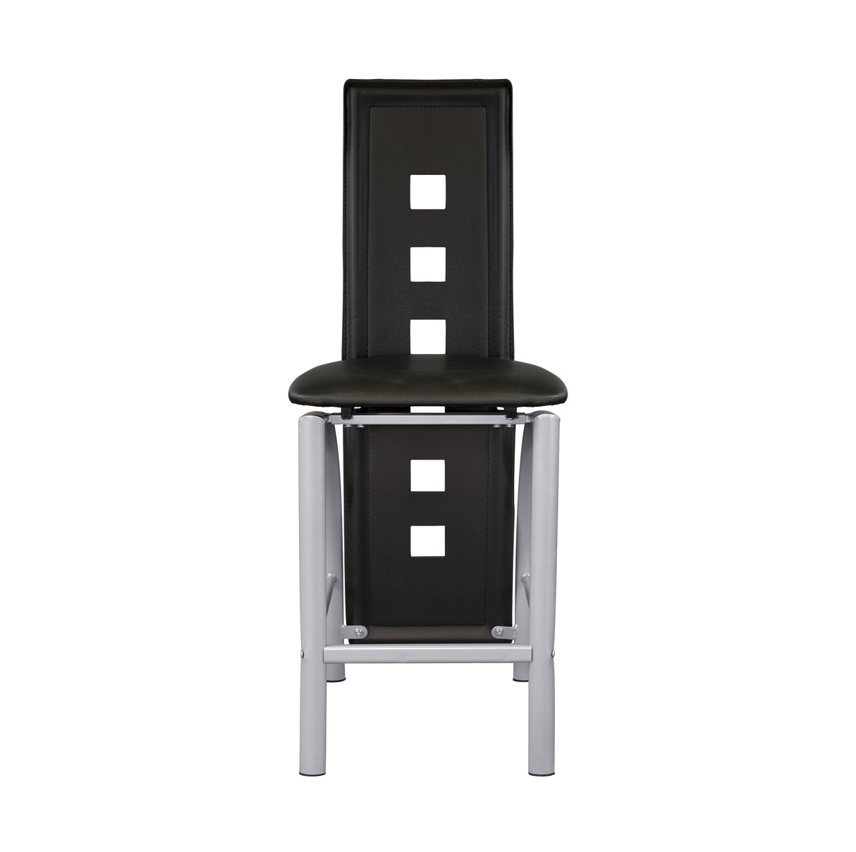 Sona Black/Silver Counter Height Set -  - Luna Furniture