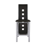 Sona Black/Silver Counter Height Set from Homelegance - Luna Furniture