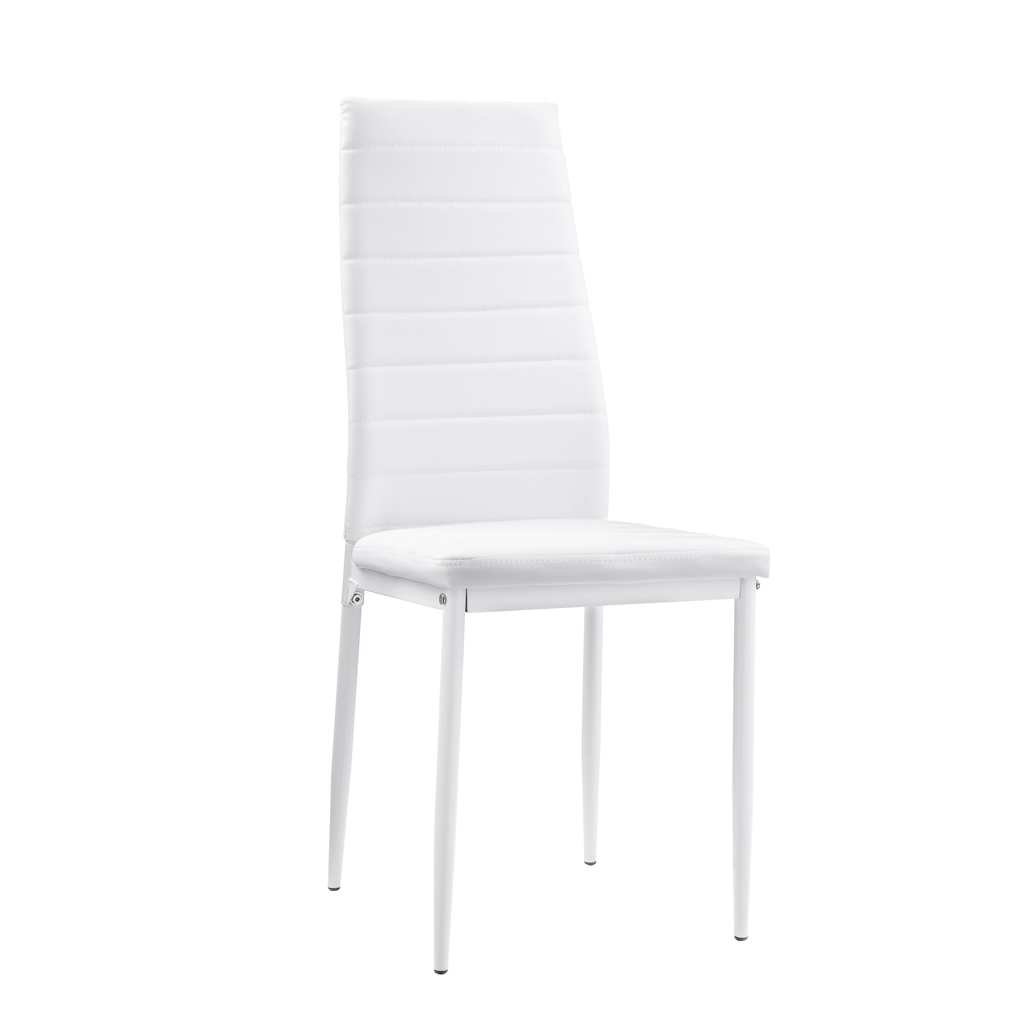 Florian White Side Chair, Set of 2 from Homelegance - Luna Furniture