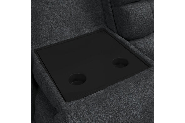 Wilhurst Marine Reclining Sofa with Drop Down Table
