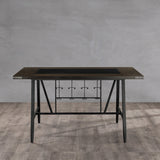 Appert Brown/Dark Gray Counter Height Table - Homelegance - Luna Furniture