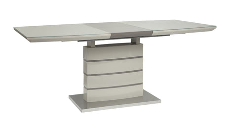 Glissand Chrome Metal/Gray Dining Table from Homelegance - Luna Furniture