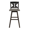 5602-29BKS1 Swivel Pub Height Chair, Set of 2 - Luna Furniture