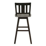 Amsonia Black Swivel Pub Counter Height Chairs, Set of 2 from Homelegance - Luna Furniture