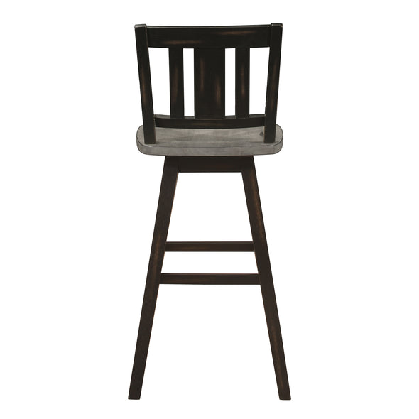 5602-29BKS2 Swivel Pub Height Chair, Set of 2 - Luna Furniture