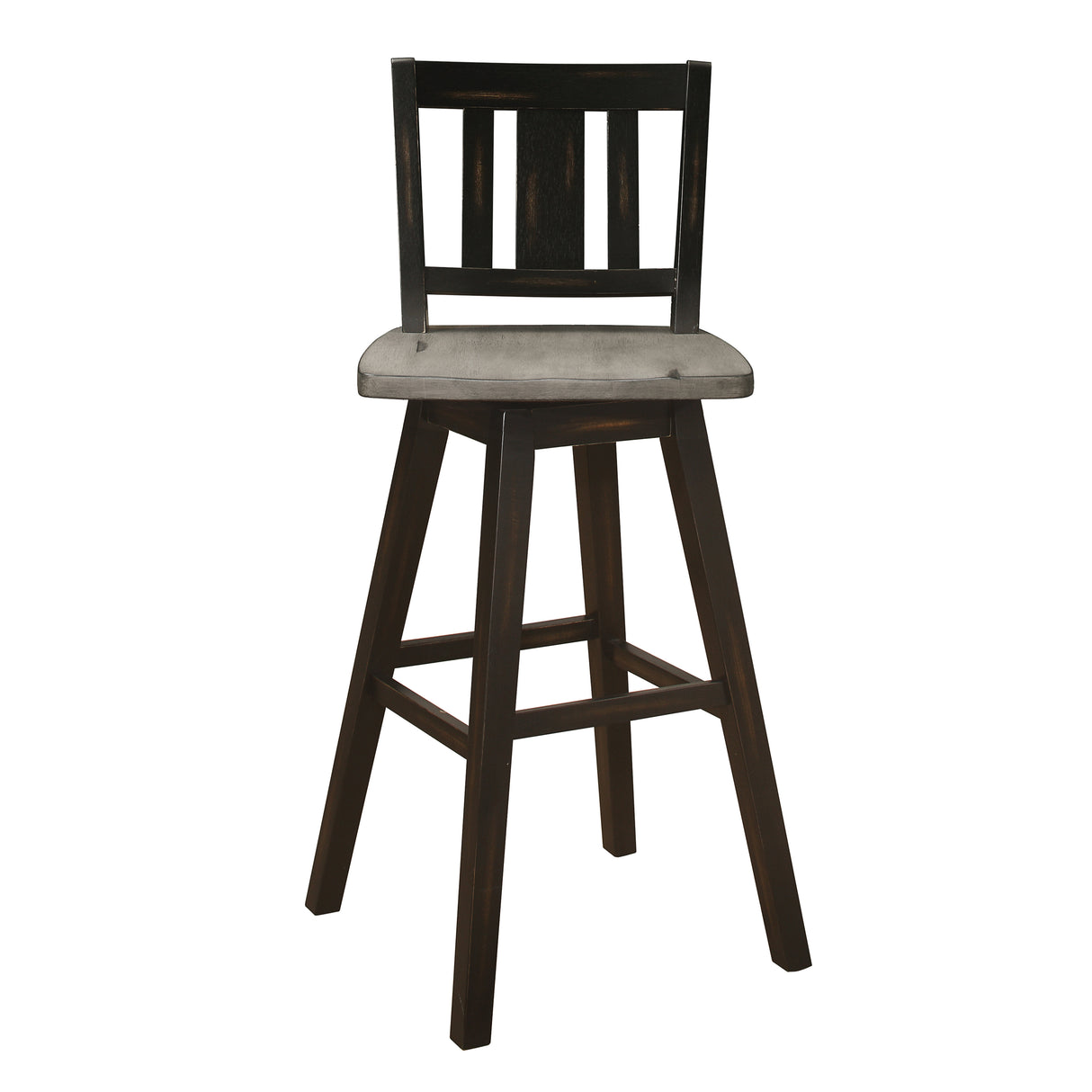 Amsonia Black Swivel Pub Counter Height Chairs, Set of 2 from Homelegance - Luna Furniture