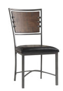 Fideo Brown/Gray Side Chair, Set of 2