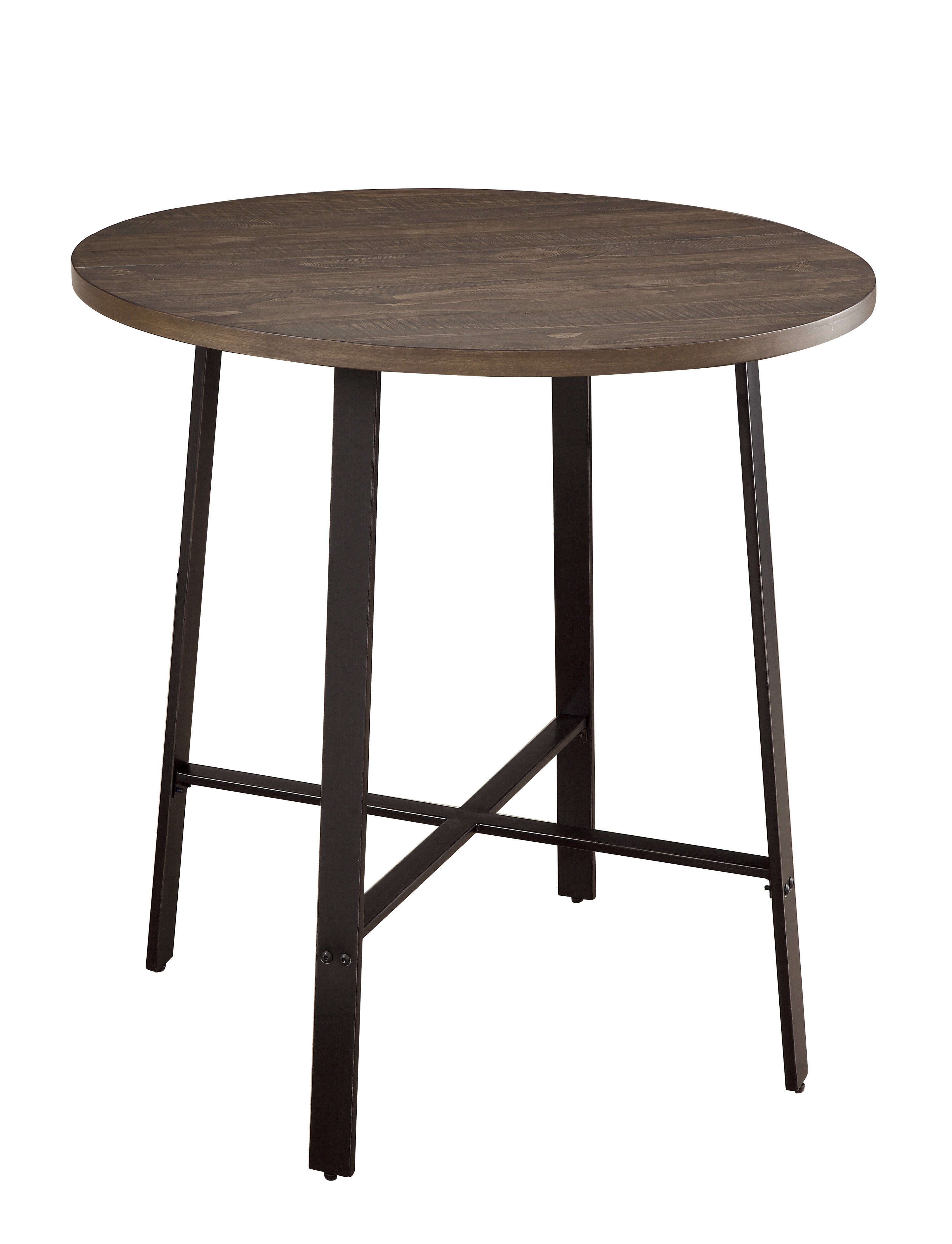 Chevre Brown/Gray Round Counter Height Table from Homelegance - Luna Furniture