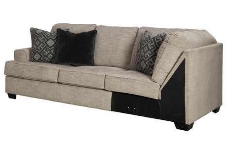Bovarian Stone Left-Arm Facing Sofa with Corner Wedge from Ashley - Luna Furniture