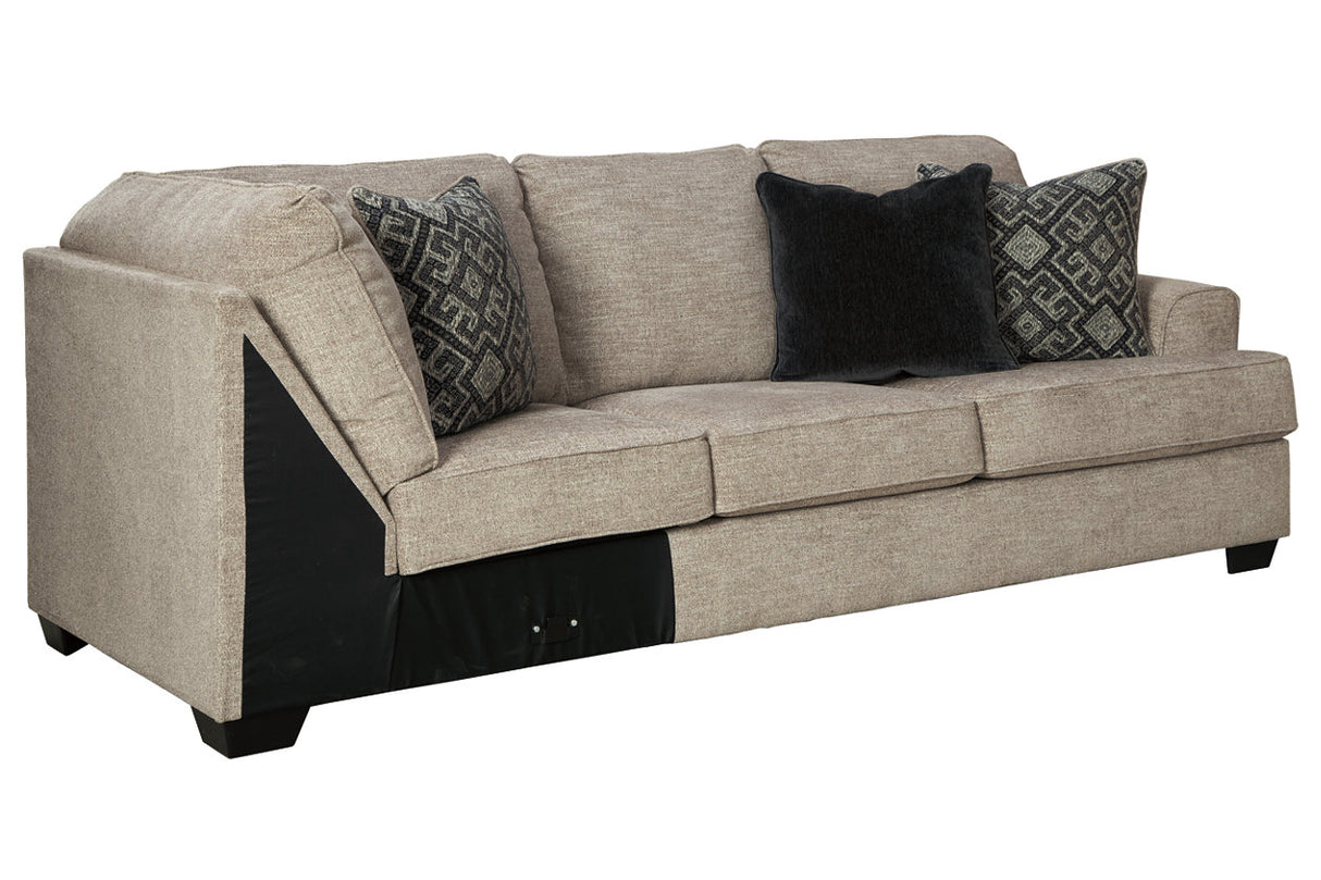 Bovarian Stone Right-Arm Facing Sofa with Corner Wedge from Ashley Furniture - Luna Furniture
