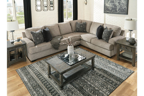 Bovarian Stone 3-Piece RAF Sectional from Ashley - Luna Furniture