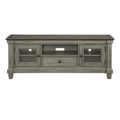 Granby Antique Gray 64" TV Stand from Homelegance - Luna Furniture