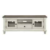 Granby Antique White 64" TV Stand from Homelegance - Luna Furniture