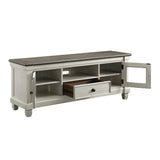 Granby Antique White 64" TV Stand from Homelegance - Luna Furniture