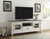 Granby Antique White 64" TV Stand from Homelegance - Luna Furniture
