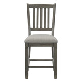 Granby Antique Gray Counter Chair, Set of 2 -  - Luna Furniture