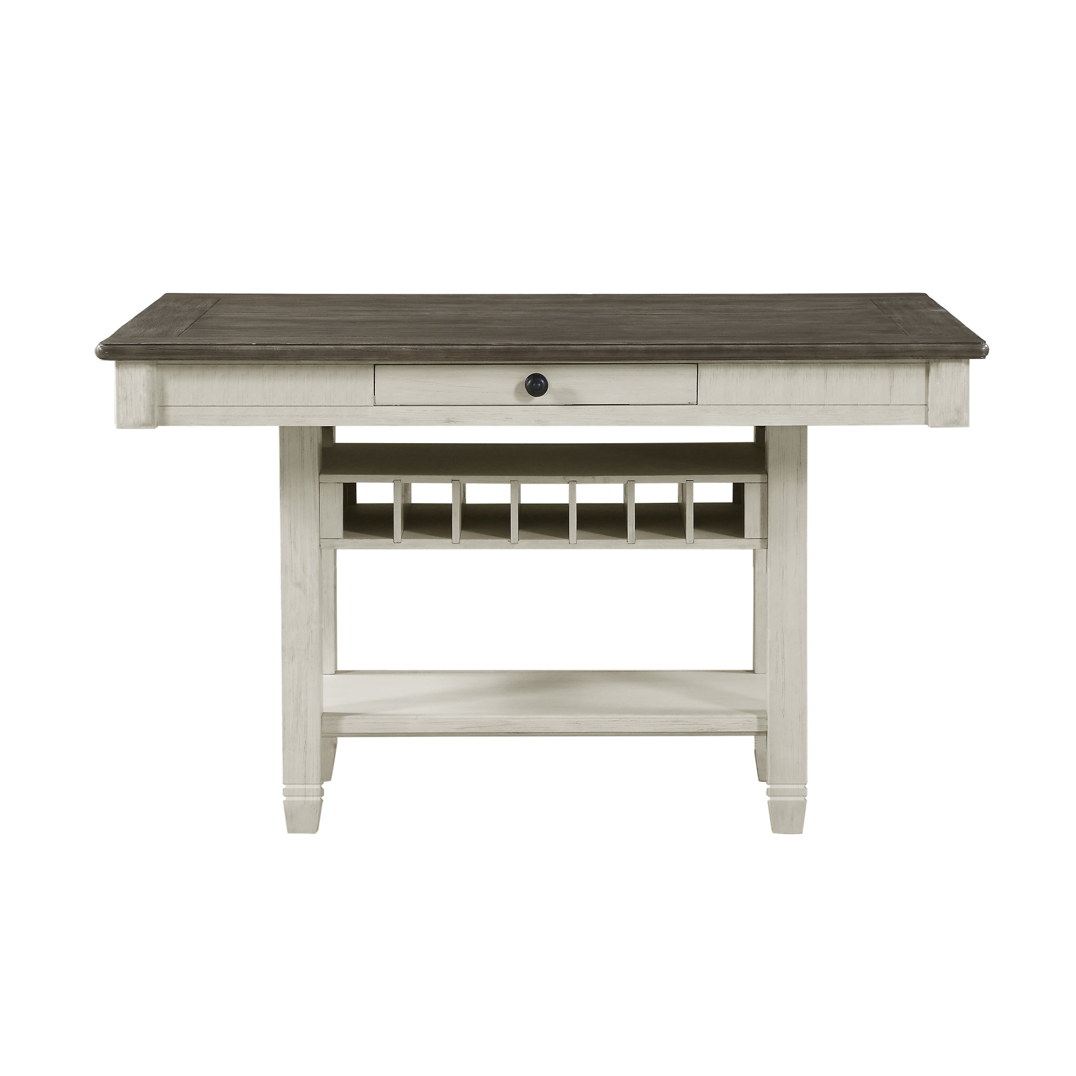 Granby Antique White Counter Height Table from Homelegance - Luna Furniture