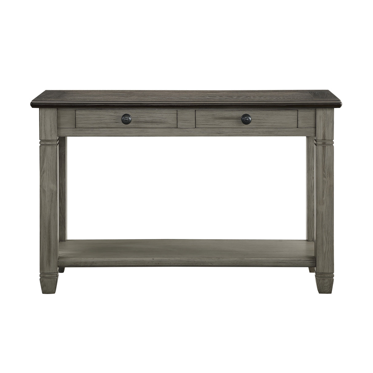 Granby Antique Gray Sofa Table from Homelegance - Luna Furniture