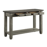 Granby Antique Gray Sofa Table from Homelegance - Luna Furniture