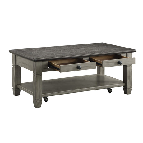 Granby Antique Gray Cocktail Table from Homelegance - Luna Furniture