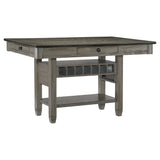 Granby Antique Gray Counter Height Table from Homelegance - Luna Furniture