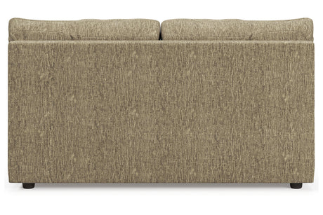 Hoylake Chocolate Armless Loveseat from Ashley - Luna Furniture