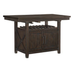 Oxton Dark Cherry Extendable Counter Height Table