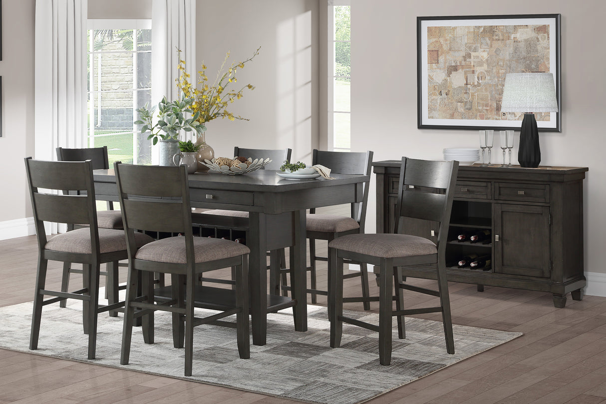 Baresford Gray Counter Height Set