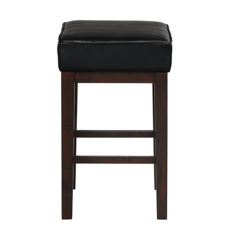 Pittsville Black/Espresso Counter Height Stool, Set of 2 from Homelegance - Luna Furniture