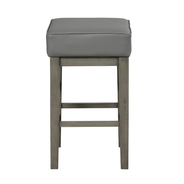 5684GY-24 Counter Height Stool, Set of 2 - Luna Furniture