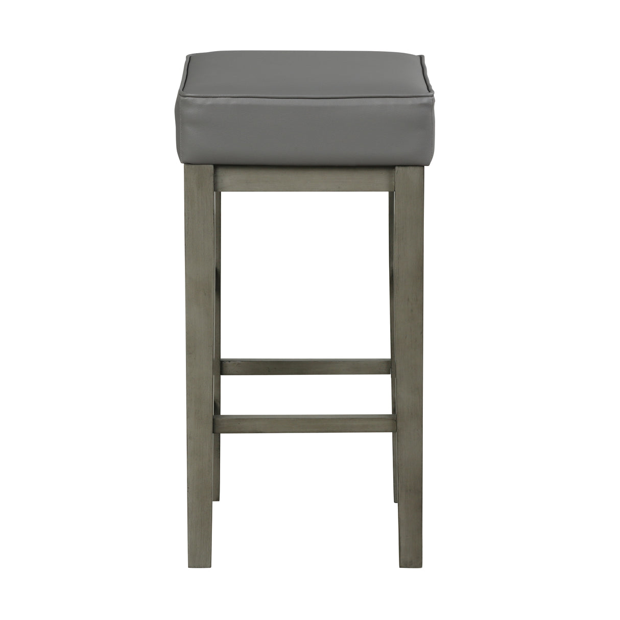 Pittsville Gray/Espresso Pub Height Stool, Set of 2 from Homelegance - Luna Furniture