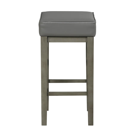 Pittsville Gray/Espresso Pub Height Stool, Set of 2 from Homelegance - Luna Furniture