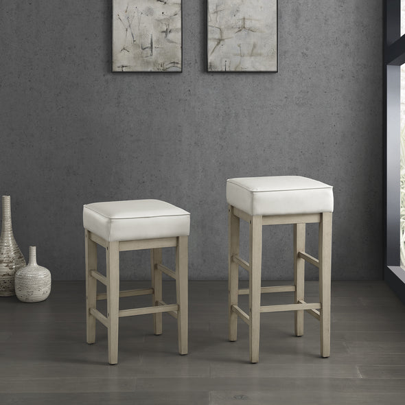 5684WH-24 Counter Height Stool, Set of 2 - Luna Furniture