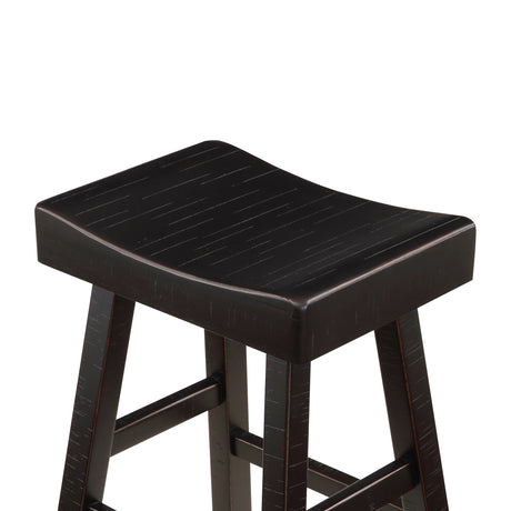 Caspian Black 4-Piece Pack Pub Height Set from Homelegance - Luna Furniture
