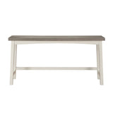 Caspian White/Coffee 4-Piece Pack Counter Height Set from Homelegance - Luna Furniture