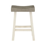 Caspian White/Coffee 4-Piece Pack Counter Height Set from Homelegance - Luna Furniture