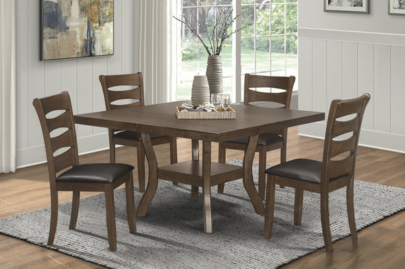 Darla Brown Extendable Dining Table