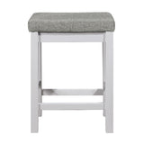 Connected White 4-Piece Pack Counter Height Set from Homelegance - Luna Furniture