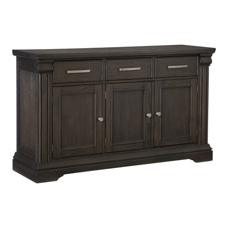 Southlake Wire Brushed Rustic Brown Server from Homelegance - Luna Furniture