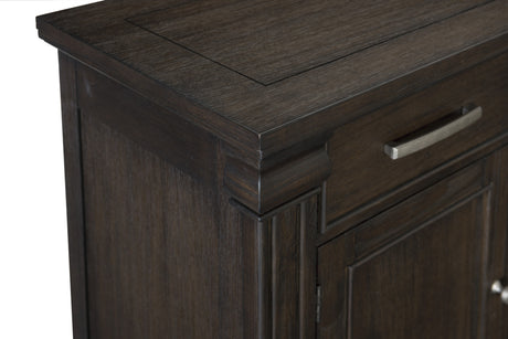 Southlake Wire Brushed Rustic Brown Server from Homelegance - Luna Furniture