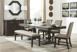 Southlake Wire Brushed Rustic Brown Dining Set from Homelegance - Luna Furniture