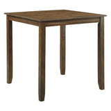 Weston Medium Brown 5-Piece Counter Height Set from Homelegance - Luna Furniture