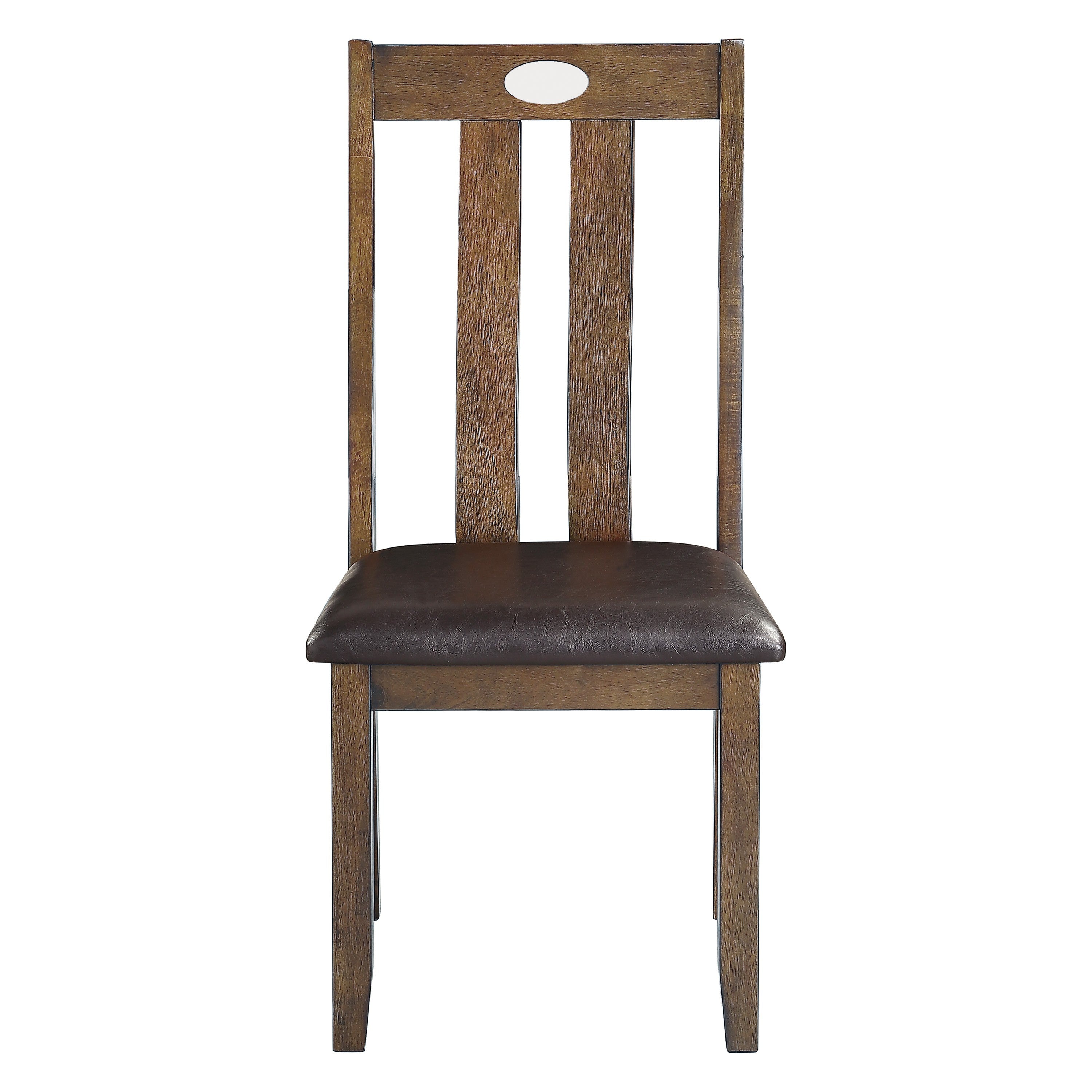 Weston Medium Brown 5-Piece Dining Set from Homelegance - Luna Furniture